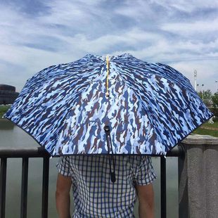 钓鱼伞帽大号折叠头戴雨伞帽黑胶遮阳挡雨头伞户外垂钓渔具帽子伞