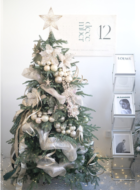 BG设计款流光云影1米8圣诞树装饰套餐2米1圣诞装饰品圣诞布置