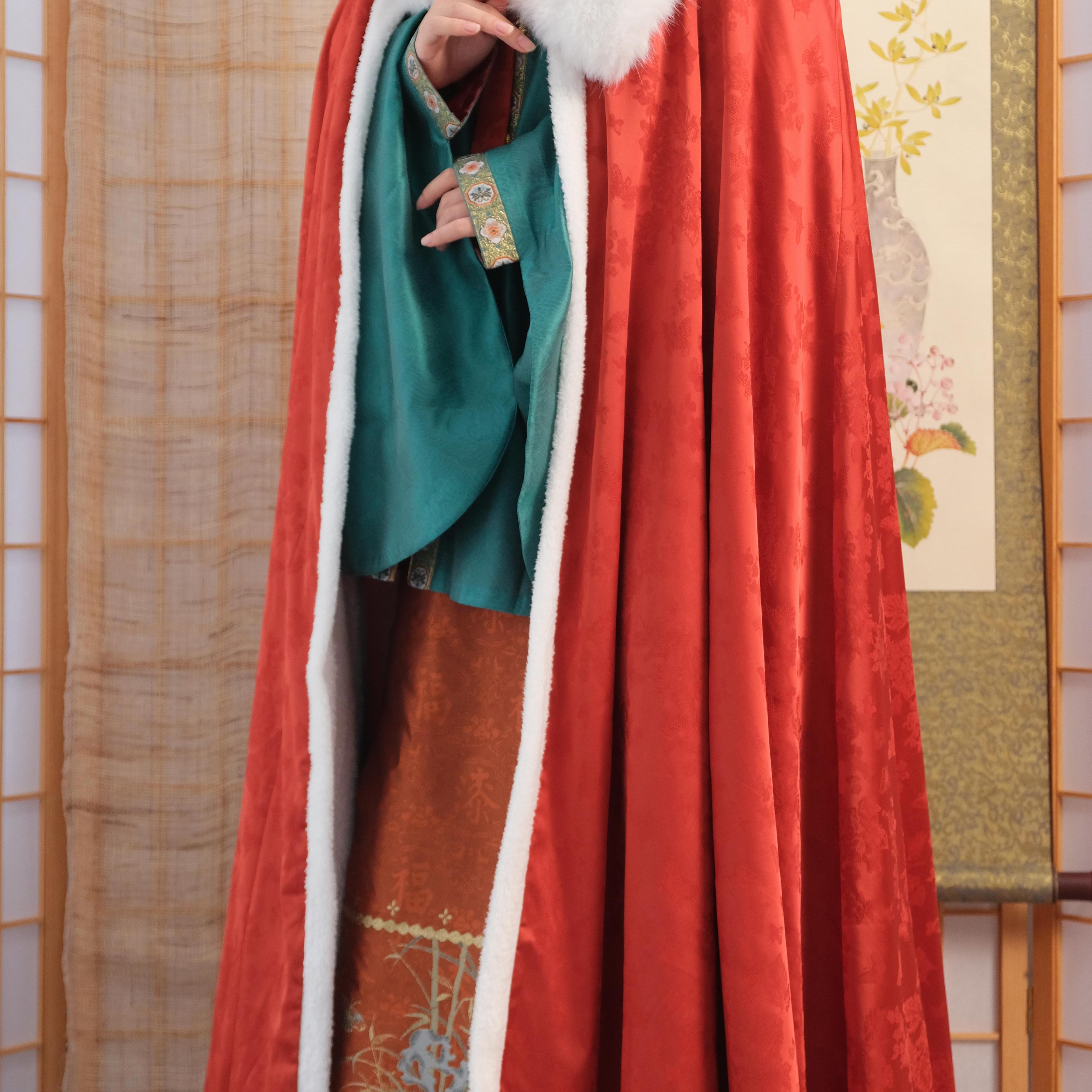 【冬】司羽阁新中式原创斗篷秋冬季斗篷加厚披风古风汉元素