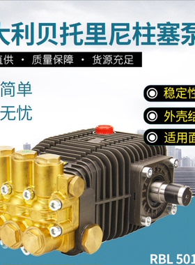 RBL5019P意大利博托里尼贝托里尼BERTOLINI高压柱塞水泵纯铜泵头