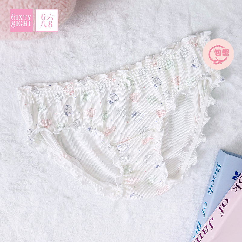 68内裤女印花三角裤7A抑菌纯棉裆