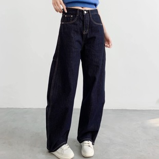 女阔腿老爹裤 宽松棉质香蕉牛仔裤 25冬新品 原厂现货