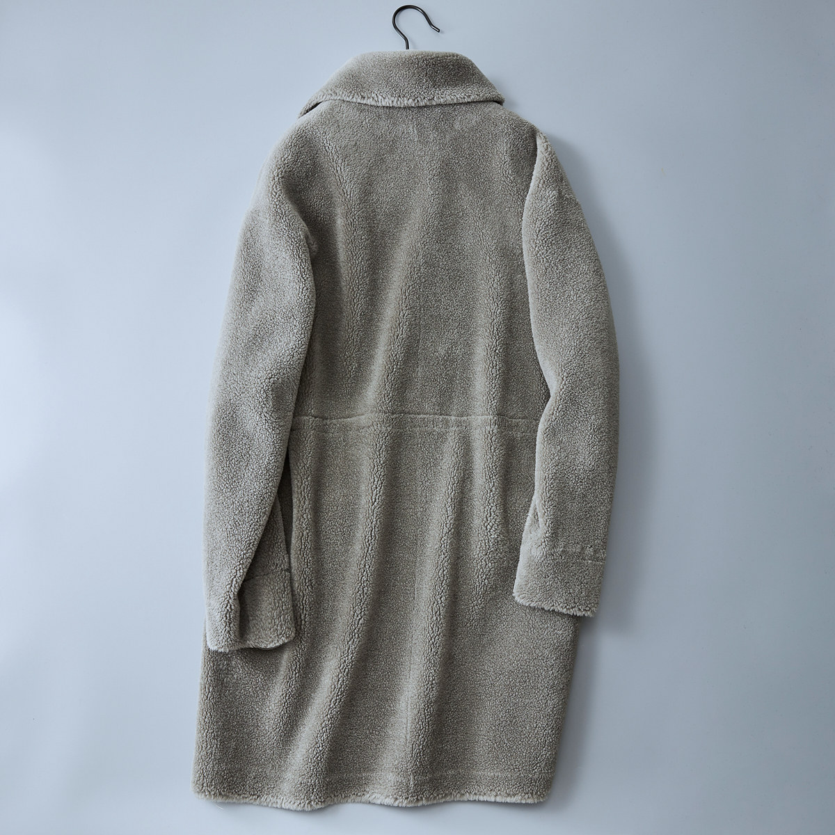翻领袋休闲大衣颗粒绒皮毛一体外套羊毛夹克6016-2051P480控799,男装夹克,钱塘大厦6016