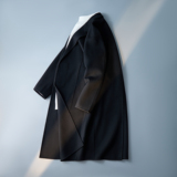 英伦风西装领大衣男羊毛秋冬毛呢外套深灰色6016-5889P355控699，男装西服套装，钱塘大厦6016