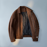 2025新夹棉夹克男士休闲麂皮绒棉衣外套加厚钱塘6011-9316P265，男装夹克，钱塘大厦6016