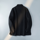 澳洲羊毛新中式风茶服毛呢大衣盘扣外套6016-8507P525控988，男装毛呢大衣，钱塘大厦6016