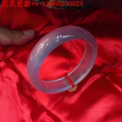缅甸天然a货冰种手镯玻璃种高冰玉镯原石毛料私人定制大小圈口