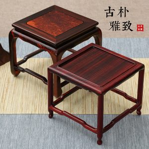 红木紫砂茶壶微型盆景玉器工艺品