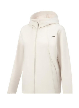 李宁宽松开衫连帽卫衣女2026春季新款健身系列外套上衣AWDW078