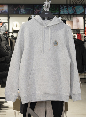 李宁运动卫衣男2026春季新款百搭运动休闲宽松套头衫帽衫AWDW129