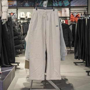李宁运动长裤男2026春季新款反伍BADFIVE直筒宽松针织卫裤AKLW019