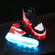 子街舞荧光带灯鞋 鞋 夜光儿童会发光 充电七彩发亮男童女童运动鞋