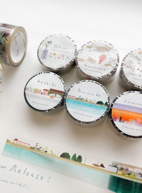 MY家 - 日本制 SAIEN × 田村美纪 Clear PET 透明盐系胶带