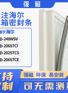 适用海尔BCD-248WSV 206STCI 202STCS 206STCE冰箱密封条门封条胶