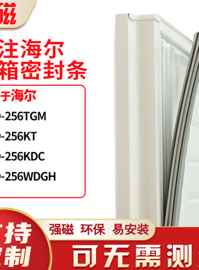 适用海尔BCD-256TGM 256KT 256KDC 256WDGH冰箱密封条门封条胶圈