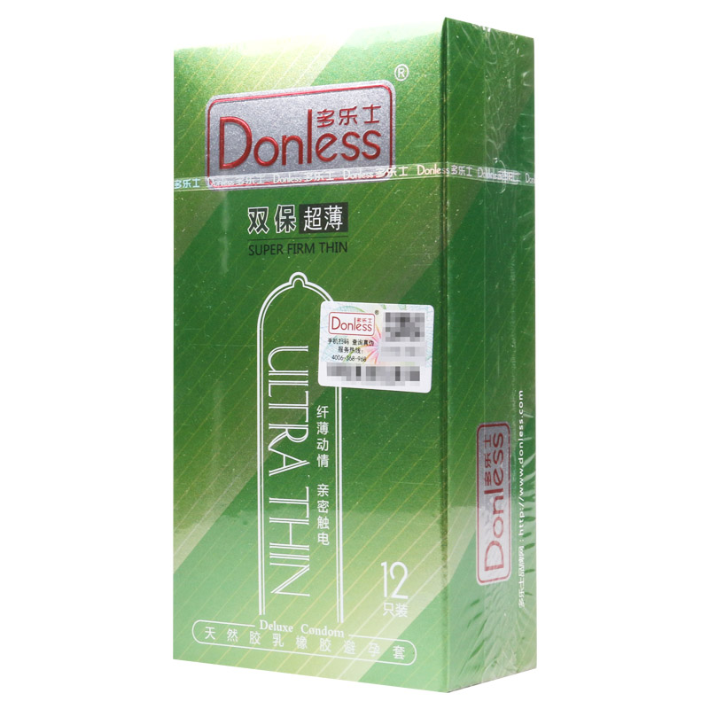 DONLESS/多乐士多乐士双重超薄12只/盒-封面