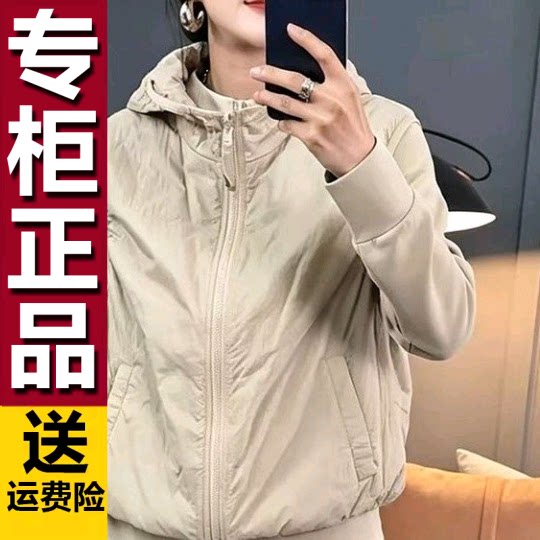原版2026秋冬新款休闲轻便双面穿轻量化薄款马甲连帽百搭马甲女