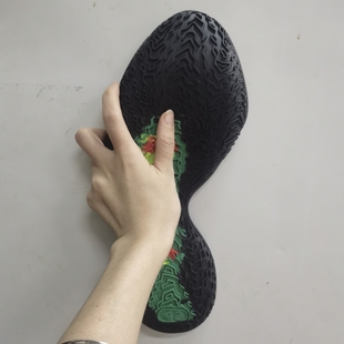 欧文7 蓝球鞋实战鞋底底片球鞋修复维修防滑贴手工更换磨损底片