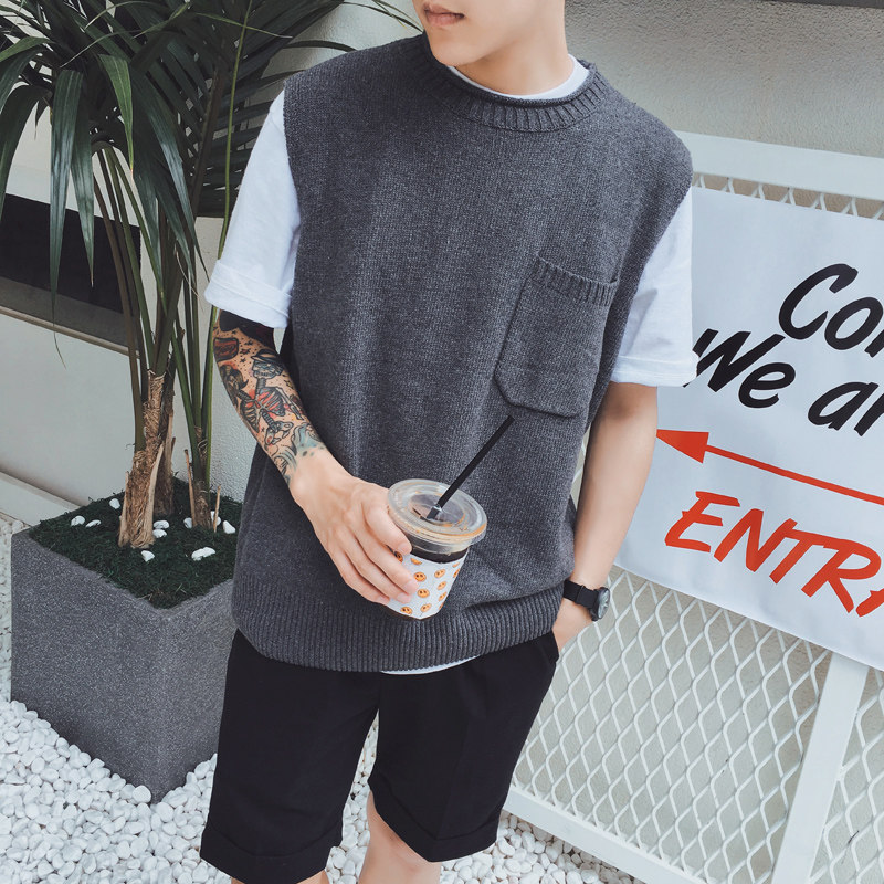 Débardeur homme Woolen gilet - Ref 1583981 Image 4