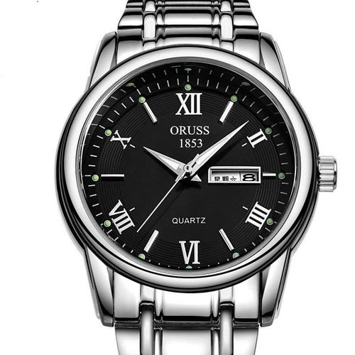 品质石英表全自动机械表精钢带日历夜光防水男士运动韩版手表腕表