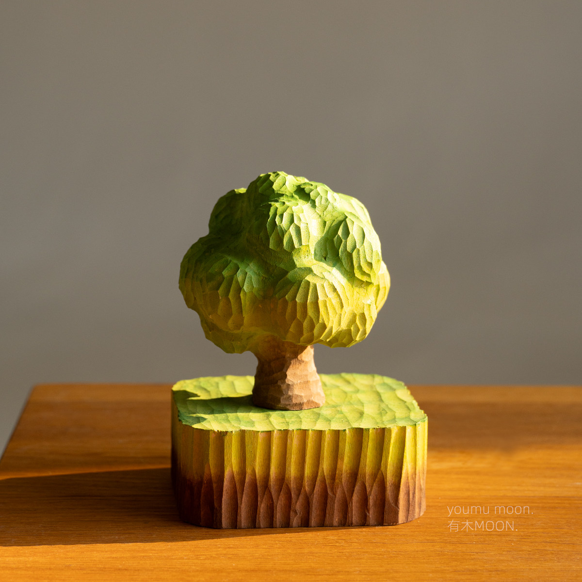 方寸之间 大树参天 创意木雕桌面艺术摆件高级装饰品治愈礼物礼品,家居饰品,桌面摆件,淘宝优惠券,粉丝福利购,淘宝优惠卷