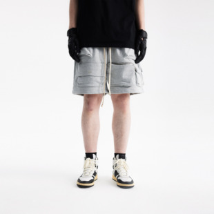 多口袋工装 街头休闲五分裤 抽绳短裤 宽松弹力美式 夏季 COLDSTONE