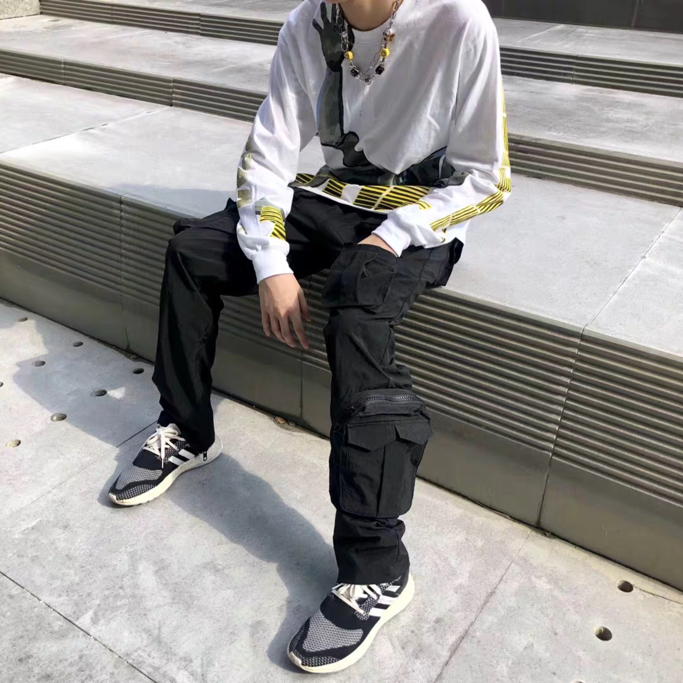 COLDSTONE多口袋战术街头侧拉链直筒工装机能长裤travis scott在类目 男装, 休闲裤中 - 来自Buy2taobao.com提供专业的淘宝代购服务