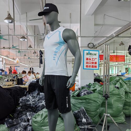 亚马逊速干背心男款紧身弹力运动健身训练服篮球跑步塑形塑身