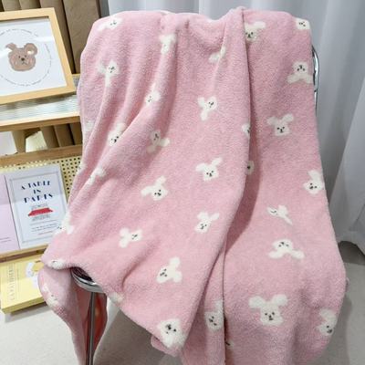 雪粒绒毛毯宿舍加厚不掉毛毯子