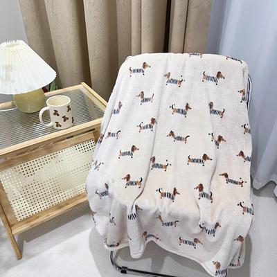 四季通用法兰绒毛毯休闲家居保暖