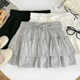 防走光蓬蓬裤 新款 裙短裙子 蛋糕裙半身裙女2025夏季 学院风甜美法式