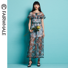 169元包邮 MARK FAIRWHALE 马克华菲 女士荷叶边连体裙裤