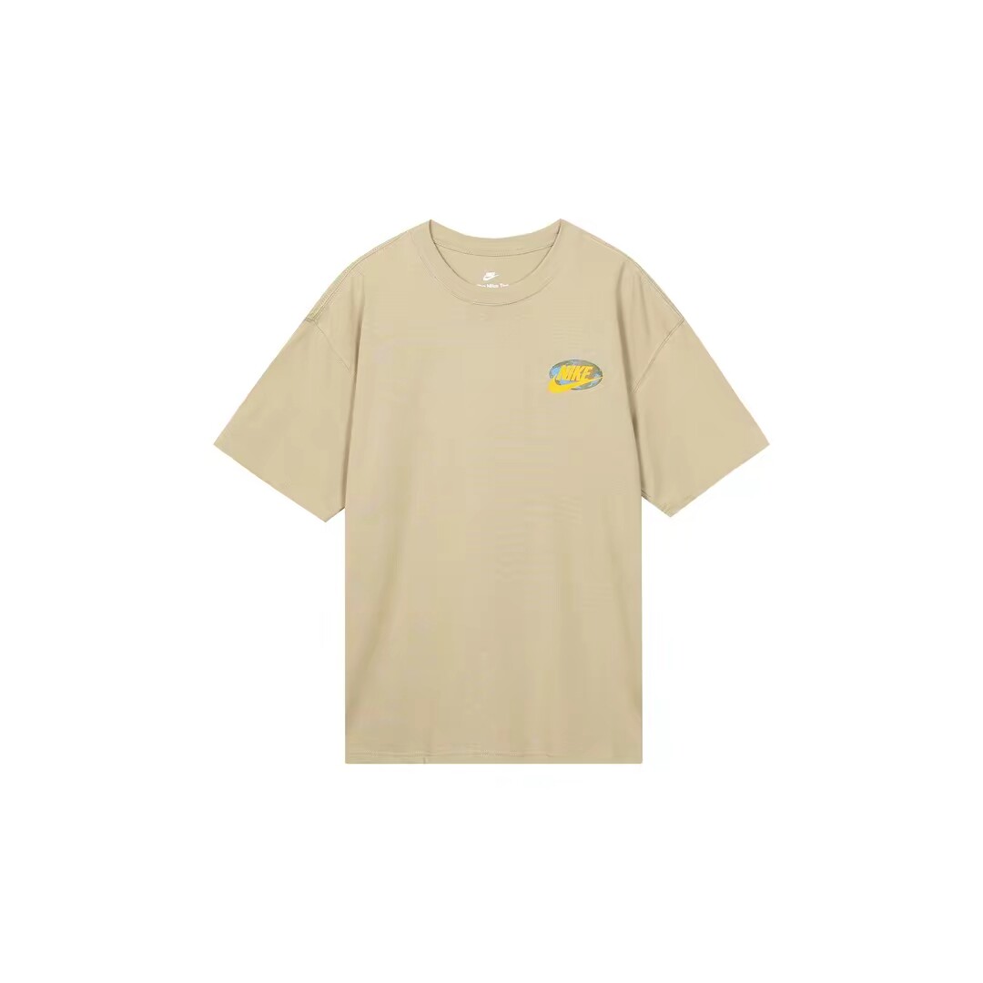 Nike/耐克 男子宽松版型运动休闲背后印花圆领短袖T恤 FB9812-247