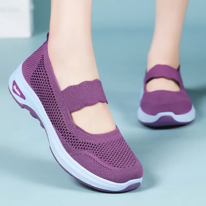 鞋子女夏季新款透气休闲鞋镂空软底洞洞鞋外穿一脚蹬老北京布鞋女,女鞋,时尚芭蕾鞋,淘宝优惠券,粉丝福利购,淘宝优惠卷