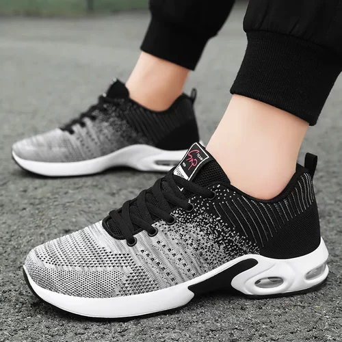 鞋子男2025新款潮流sneakers男鞋透气系带跑步鞋轻便休闲运动鞋男