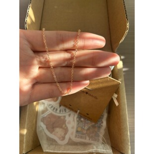 bm项链女新款简约圆珠素圈锁骨链靠谱国内代购正品brandymelville