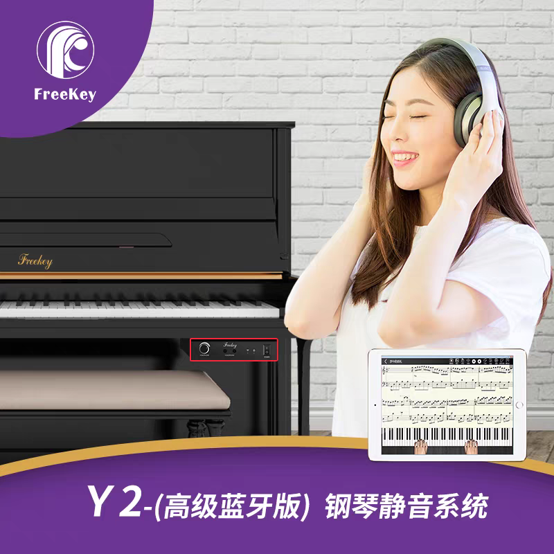 雅迪FreeKey静音系统立式钢琴可加装 消音止音一键切换 全国安装