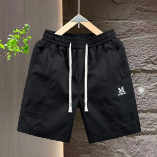 男士 潮流百搭轻薄透气休闲五分裤 工装 2025夏季 中裤 短裤 时尚 子 新款
