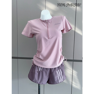 游泳衣女分体保守遮肉显瘦三件套高级感温泉学生游泳馆初学者专用