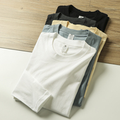 老客闭眼入 T恤打底衫 外贸工厂尾货秋冬男士 全棉磨毛长袖