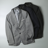 外贸尾货秋季 不易皱 男商务休闲西服纯色外套 上身很笔挺 重点推荐