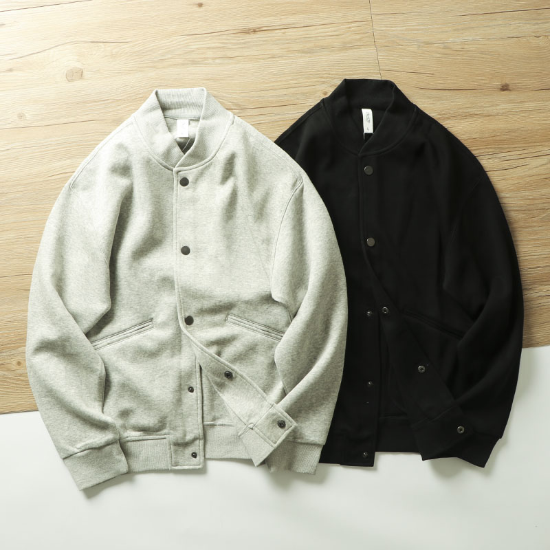 棒球领秋季时尚休闲卫衣外套