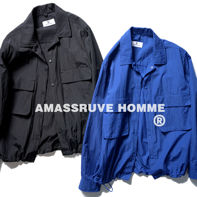 翻领春夏休闲速干防泼抗菌夹克