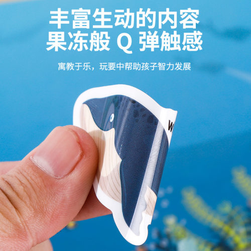 恐龙海底动物交通星球英语果冻贴
