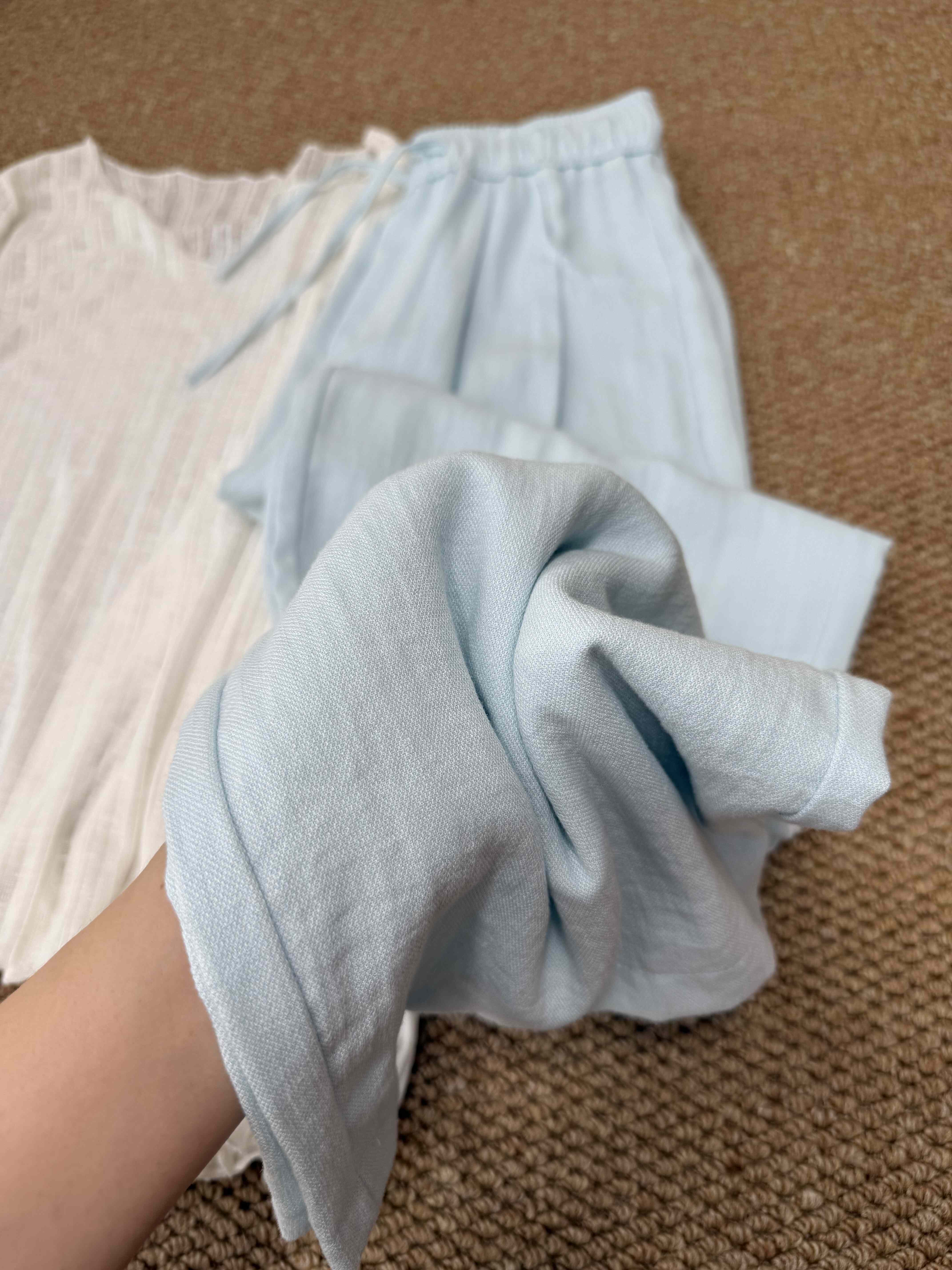 棉麻裤子女夏季薄款高腰宽松慵懒冰丝直筒裤垂感休闲裤显瘦阔腿裤