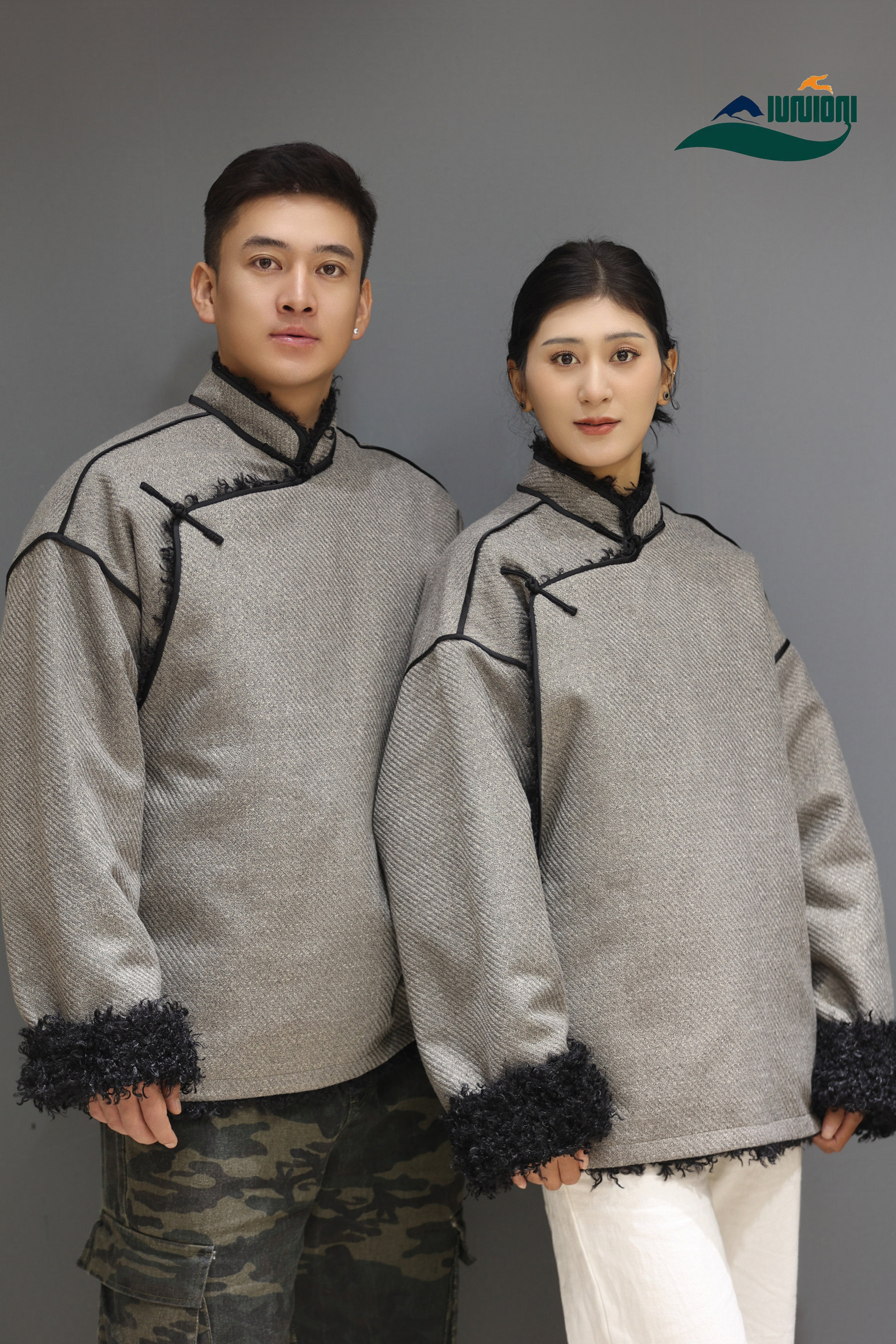 藏式风格外套新款男士冬装保暖小众重工藏服女装情侣装休闲设计款