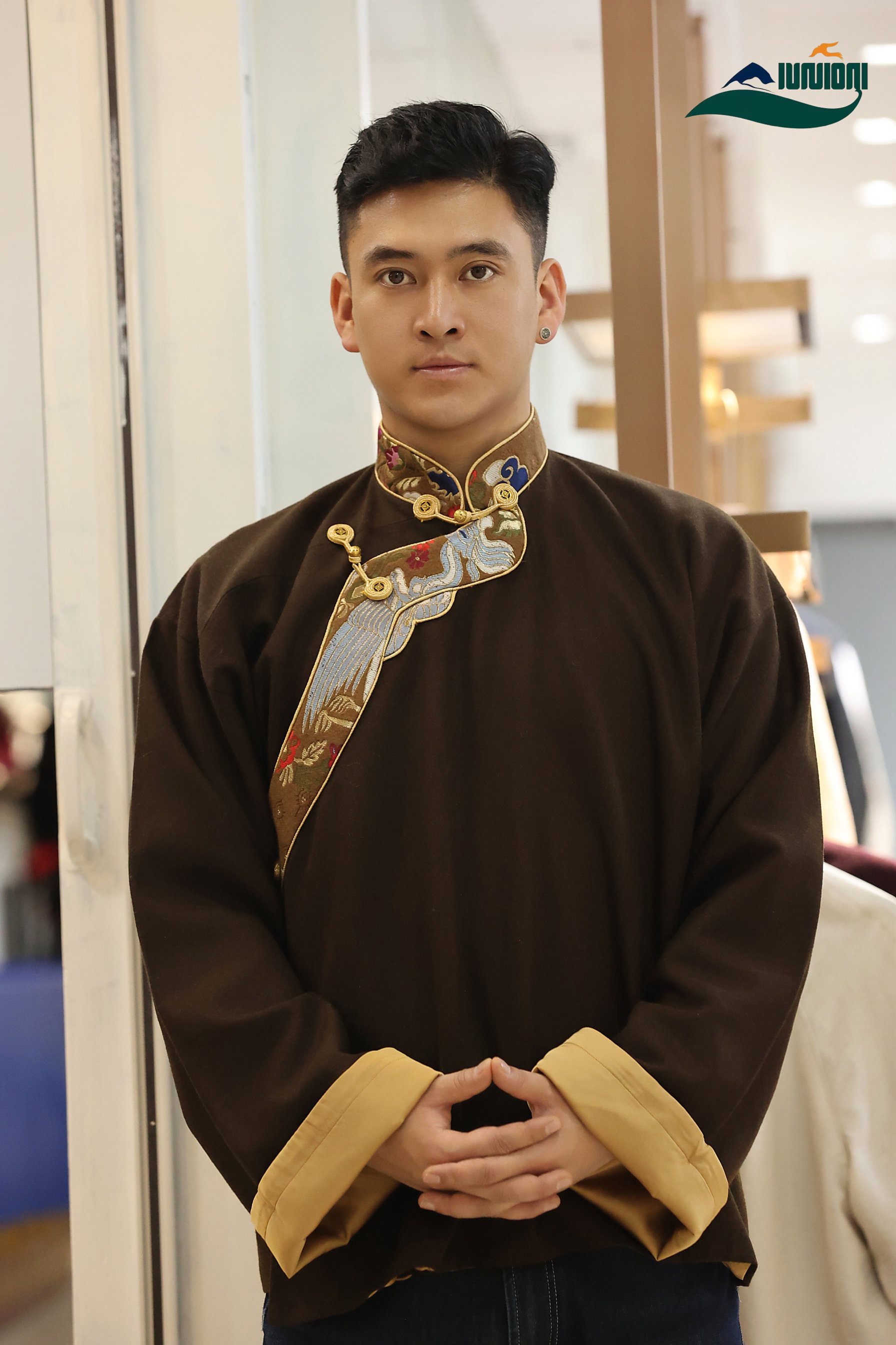 2024 NEW TIBETAN JACKET MENS SPRING AND SUMMER TIBETAN COSTUME TOP LINED TRADITIONAL TIBETAN ETHNIC STYLE TIBETAN CLOTHING