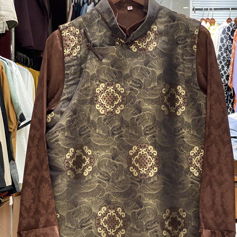 MENS VEST SUMMER CLOTHES TIBETAN TOPS TIBETAN ARMOR TIBETAN CLOTHES HANGING 2023 NEW TIBETAN JIAJIA SHIRTS NEW MIDDLE