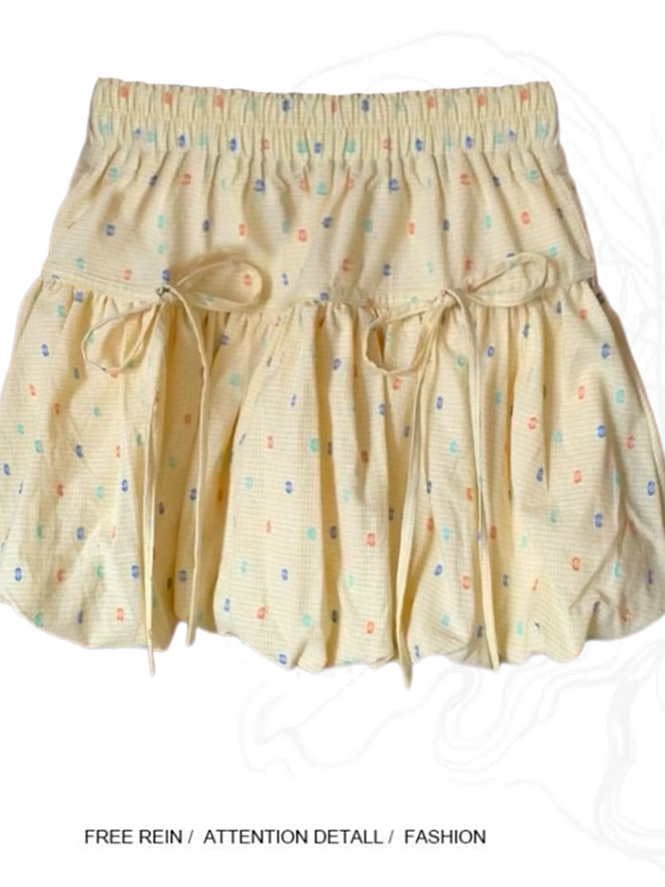 大码胖mm花苞裙半身裙女2024新款夏季松紧高腰荷叶边a字蛋糕短裙,女装/女士精品,大码半身裙,淘宝优惠券,粉丝福利购,淘宝优惠卷