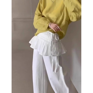 2025新款 裙罩遮 韩系穿搭叠穿屁帘女小心思清新又浪漫裙帘百搭短款